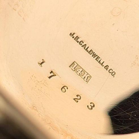 1915年頃 アンティーク ヴァシュロン・コンスタンタン 懐中時計 K14金無垢ケース J.E.Caldwell 動作良好